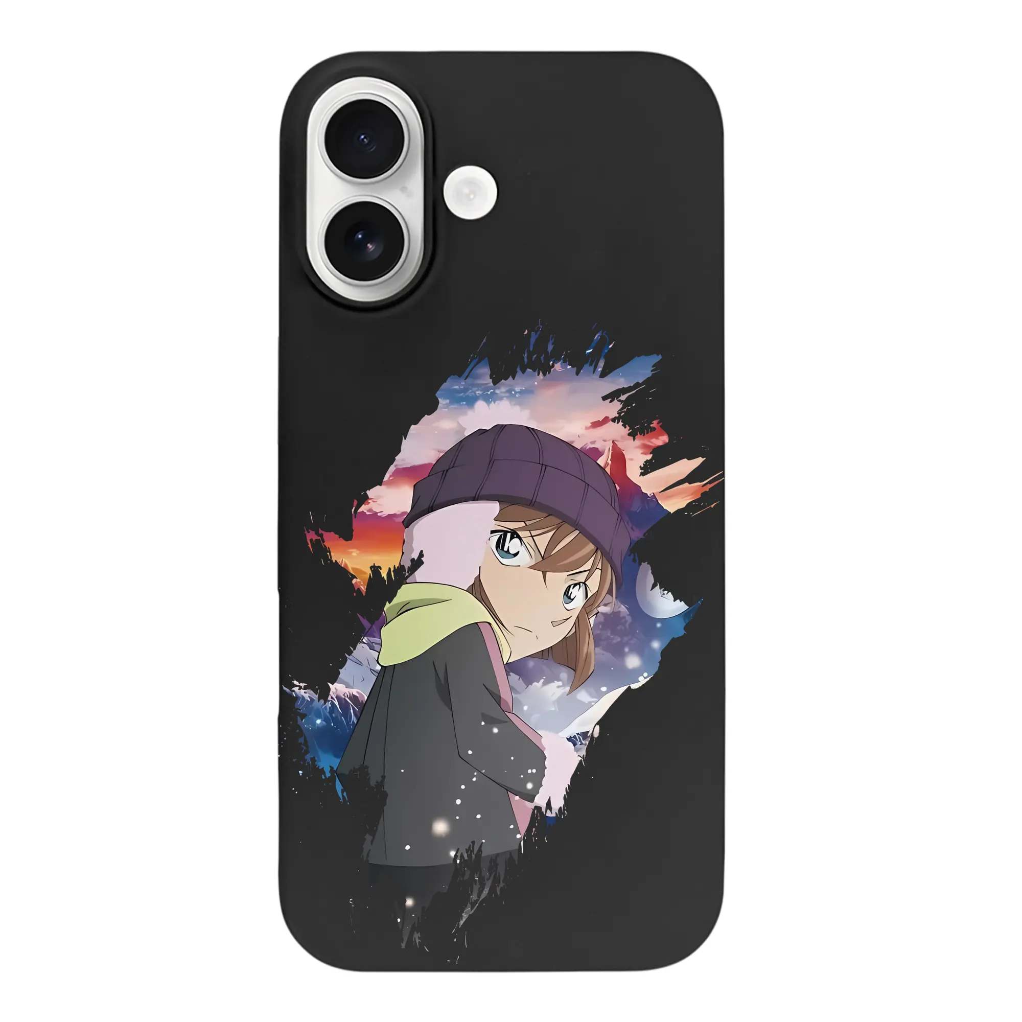 名探偵コナン グッズ 灰原 哀 - iPhone 17 シリーズ シリコンケース 薄型 耐衝撃 指紋防止 ソフトタッチカバー 精密フィット 傷防止 保護ケース iPhone 17/17 Air/17 Pro/17 Pro Max 対応